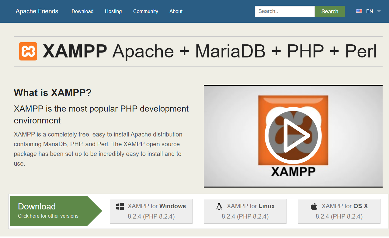 XAMPP_Download